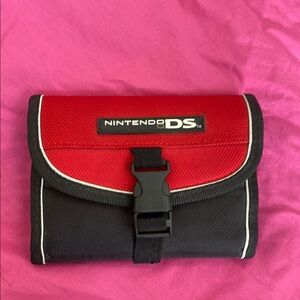 Nintendo DS Red and Black Carrying Case